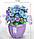 Детский конструктор для девочек 92360 JIE STAR Букет колокольчиков в вазе, 372 детали, конструкторы для детей, фото 4