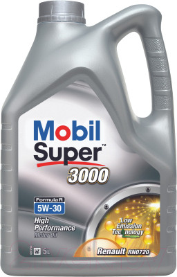 Моторное масло Mobil Super 3000 Formula R 5W30 / 154126 - фото 1 - id-p217364002