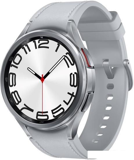 Умные часы Samsung Galaxy Watch6 Classic 47 мм (серебристый) - фото 1 - id-p215461602