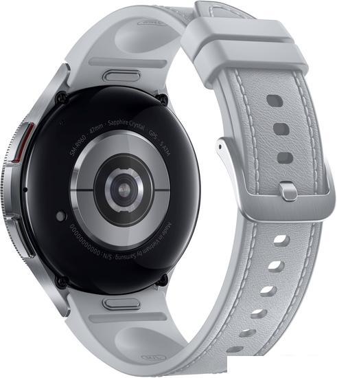Умные часы Samsung Galaxy Watch6 Classic 47 мм (серебристый) - фото 3 - id-p215461602