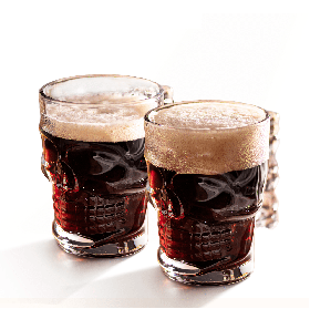 Набор бокалов для пива череп  Makkua Beerglass Skull buddy (MB530)