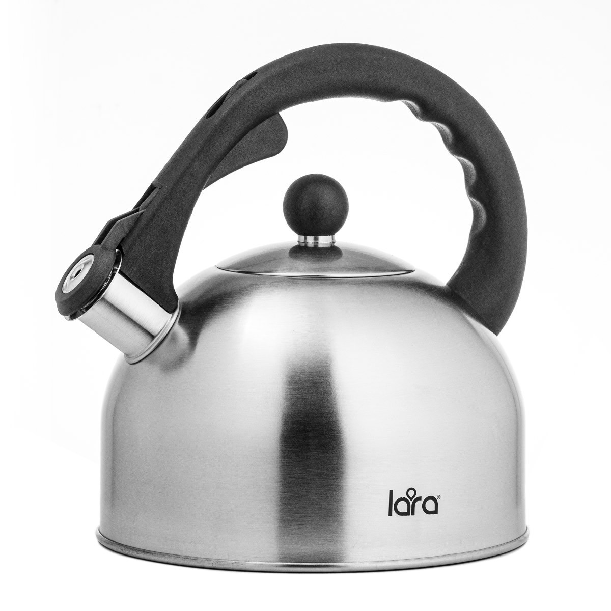 Чайник LARA LR00-05 (матовый) 2.5л, индукционное дно 0.3мм, автоподъем ручки - фото 1 - id-p217609107