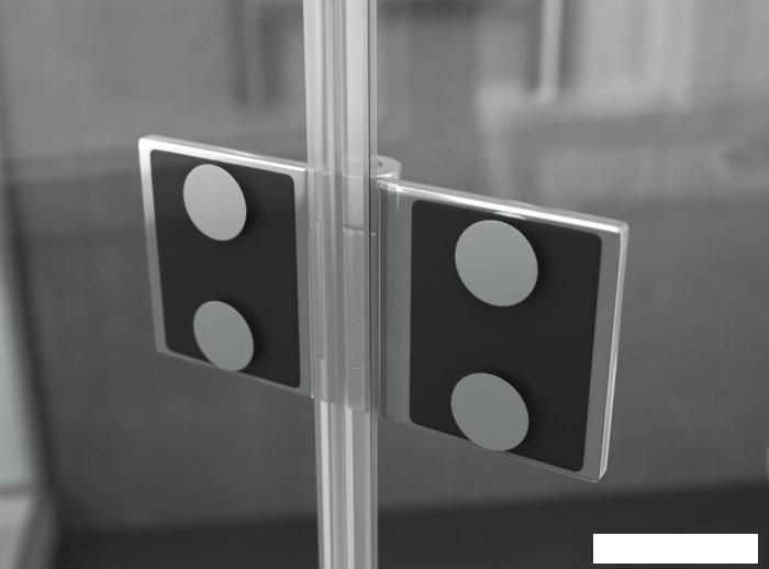 Прямоугольное душевое ограждение с распашной наружу дверью 12011104R, 120*80*200 см (прозрачное 6 мм стекло - фото 8 - id-p217341609