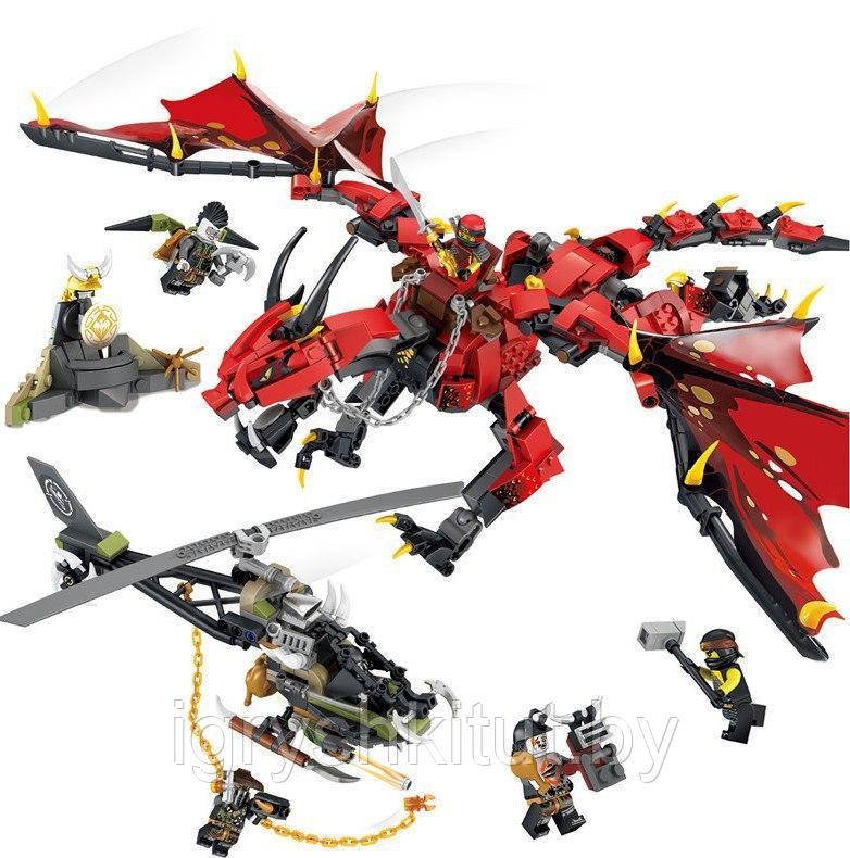 Конструктор ниндзя "Первый страж" (Ninjago, аналог Lego), 882 детали - фото 3 - id-p217610537