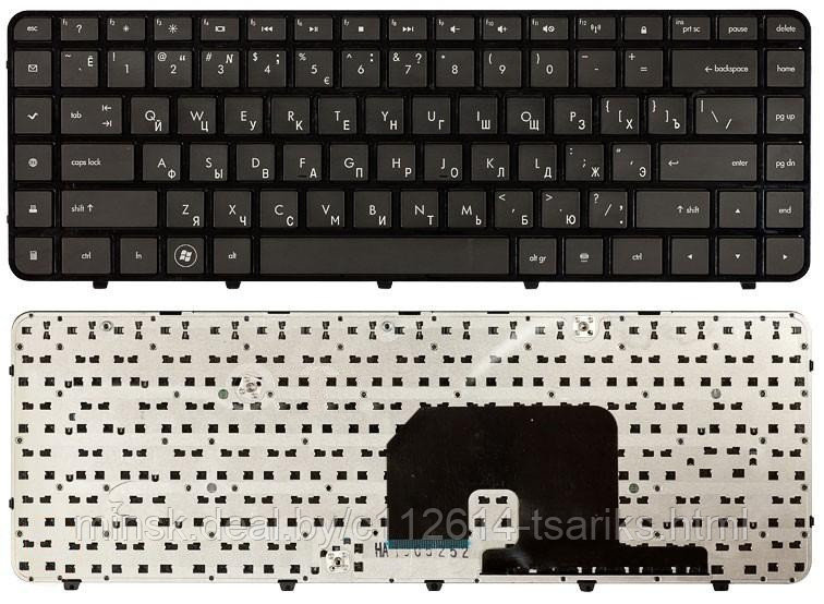 Клавиатура для ноутбука HP Pavilion DV6-3000 черная, с рамкой - фото 1 - id-p217611354