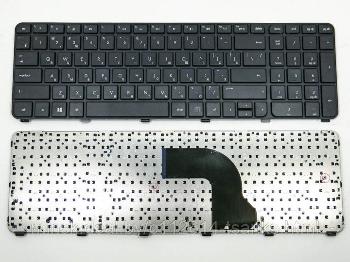 Клавиатура для ноутбука HP Pavilion DV7-7000 черная, с рамкой - фото 1 - id-p217611335