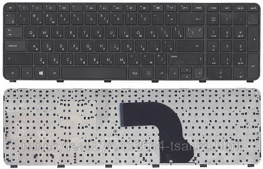 Клавиатура для ноутбука HP Pavilion DV7-7000 черная, с рамкой - фото 2 - id-p217611335
