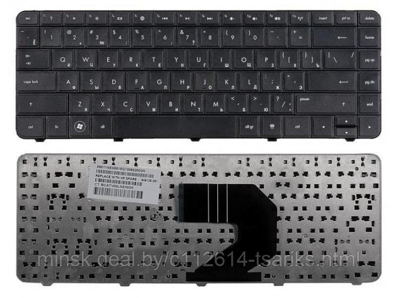 Клавиатура для ноутбука HP Pavilion G4, G4-1000, G6, G6-1000, Compaq CQ43, CQ57, CQ58, 430, 630, 635 черная - фото 1 - id-p217611343