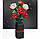 Детский конструктор для девочек 92365 JIE STAR Букет роз в вазе, 878 деталей аналог Лего Lego Technic, фото 2