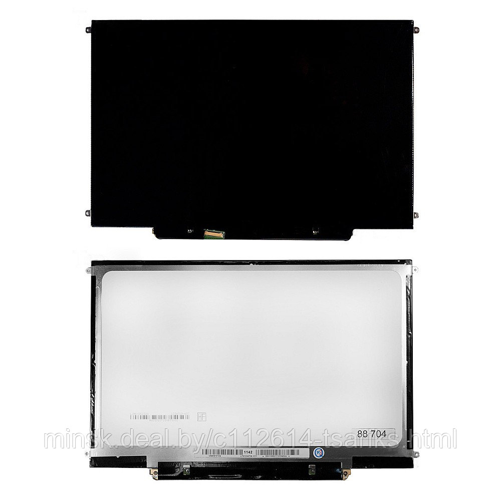 Матрица для ноутбука 13.3" 1280x800 WXGA, 30 pin LVDS, Slim, LED, TN, крепления слева/справа (уши), глянцевая. - фото 1 - id-p217611266