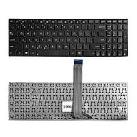 Клавиатура для ноутбука Asus Vivobook K551, S551, V551 Series. Плоский Enter. Черная, без рамки. PN: