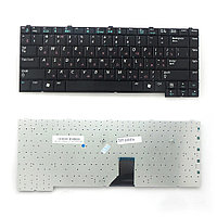 Клавиатура для ноутбука Samsung M40, M45, R50 Series. Плоский Enter. Черная, без рамки. PN: BA59-01321D,