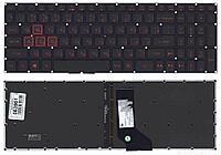 Клавиатура для ноутбука Acer Aspire VX5-591G, VX5-591, VX15, VN7-593, AN515-51, AN515-52, AN515-53 черная,