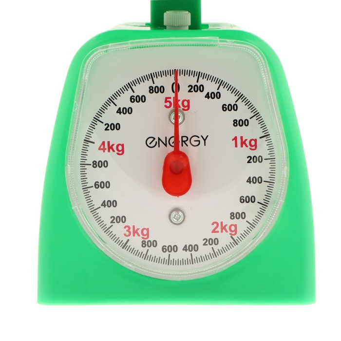 Весы кухонные ENERGY EN-406МК, механические, до 5 кг, зелёные - фото 3 - id-p217623645