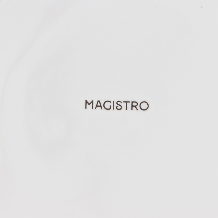 Тарелка фарфоровая глубокая Magistro «Блик», d=23 см, цвет белый - фото 7 - id-p217624137