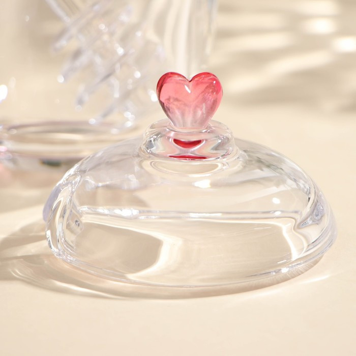 Баночка стеклянная для мёда и варенья c ложкой «Розе», 240 мл, 9,5×12 см - фото 3 - id-p217624223
