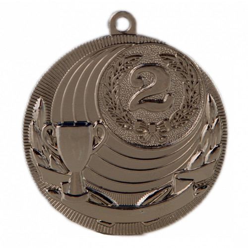 Медаль "Вечность" 5 см   2 место  без ленты , 019-2 Серебро