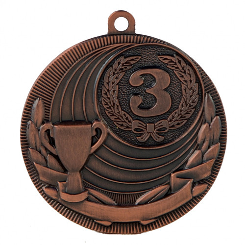 Медаль "Вечность" 5 см   3 место  без ленты , 019-3 Бронза