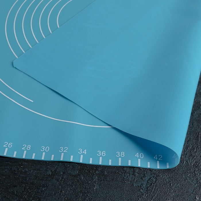 Силиконовый коврик с разлиновкой Доляна «Эрме», 70×50 см, цвет МИКС - фото 3 - id-p217624714