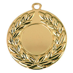 Медаль "Лавры" 5 см   1 место  без ленты , 003
