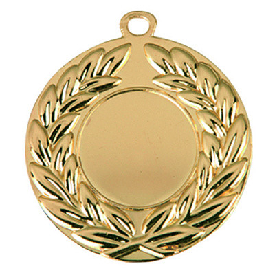 Медаль "Лавры" 5 см 1 место без ленты , 003 - фото 1 - id-p217624930
