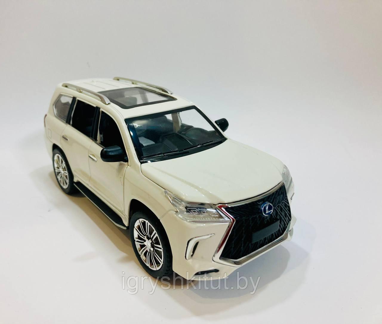 Металлическая модель автомобиля Лексус Lexus LX 570, свет, звук - фото 2 - id-p150715298