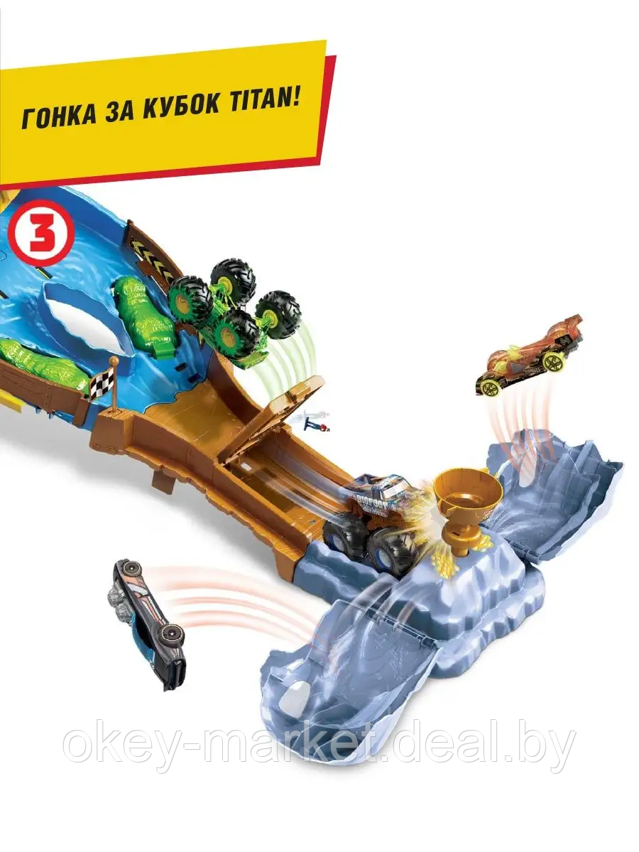 Трек Гоночная трасса Hot Wheels Monster Trucks HGV12 - фото 4 - id-p109244439