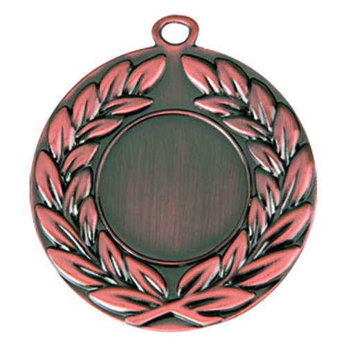 Медаль "Лавры" 5 см   3 место  без ленты , 003 Бронза