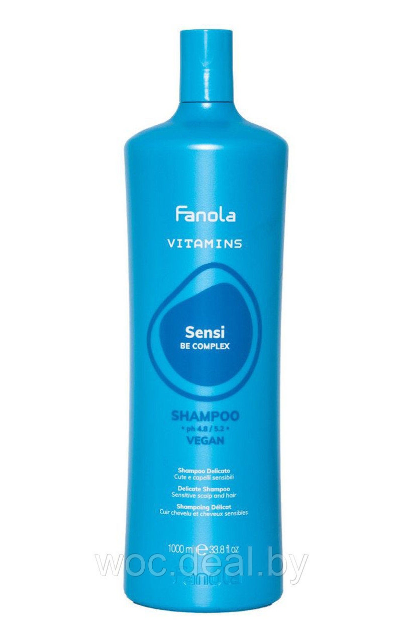 Fanola Деликатный шампунь для чувствительной кожи головы и волос Sensi Vitamins - фото 1 - id-p217628036