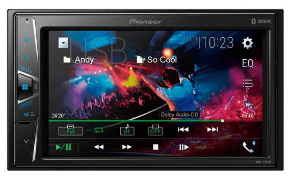 Автомагнитола Pioneer DMH-G225BT 2DIN 4x50Вт