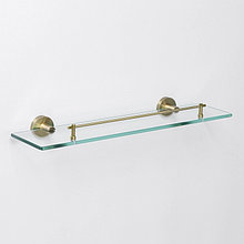 Полка для ванной, стеклянная Штольц Stölz bacic, серия Bronze