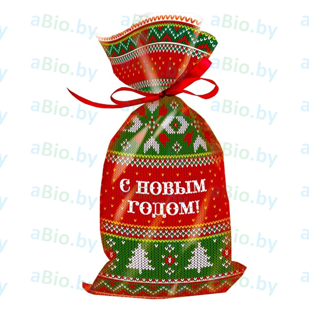 Новогодние пакеты 25*40см, фольгированные, для конфет, новогодних подарков. - фото 1 - id-p6432927