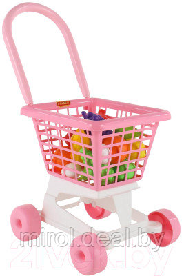 Тележка игрушечная Полесье Supermarket №1 с набором продуктов / 68477 - фото 1 - id-p217636700