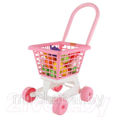 Тележка игрушечная Полесье Supermarket №1 с набором продуктов / 68477 - фото 5 - id-p217636700