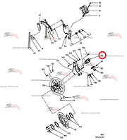 Гидромотор Parker TG280 B92.50385 для свеклоуборочного комбайна Grimme Rexor 620/630