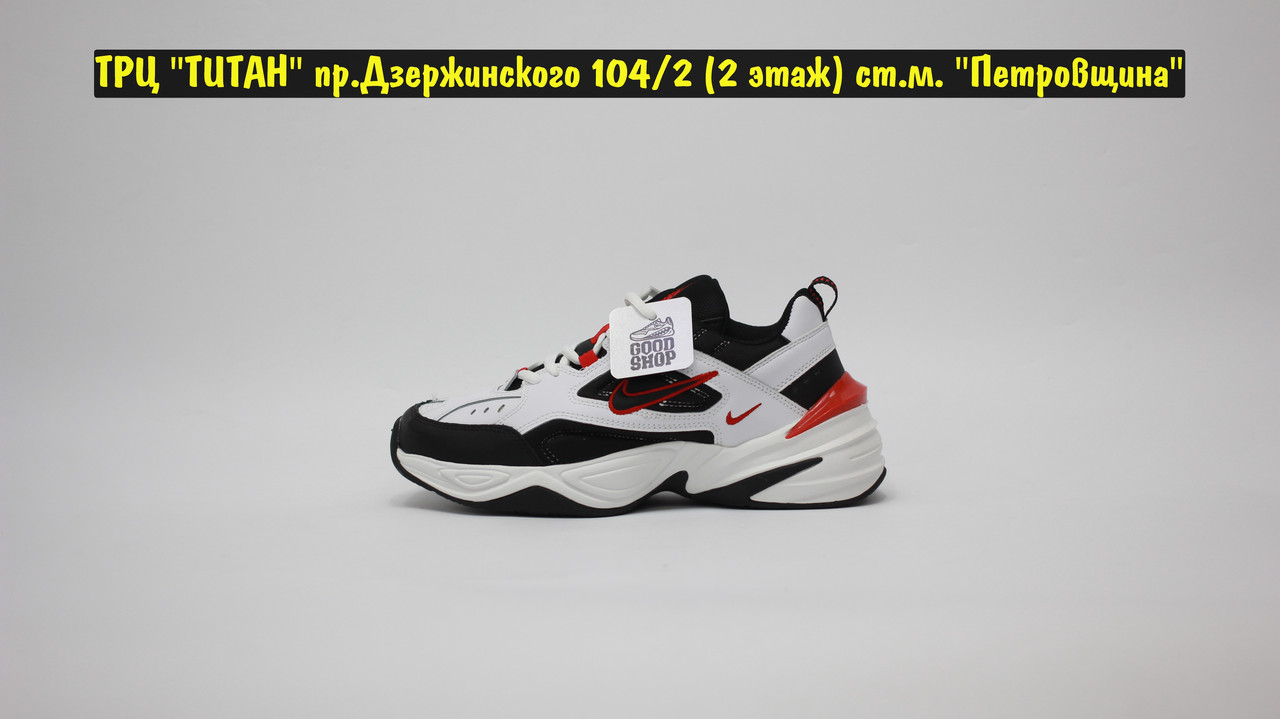 Кроссовки Nike M2K Tekno White Black Red - фото 3 - id-p98099166