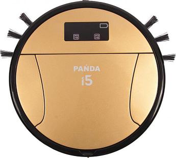 Беспроводной моющий робот пылесос Panda Clever i5 золотистый автоматический аккумуляторный для влажной уборки