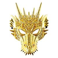 Карнавальная маска «Дракон» золотой