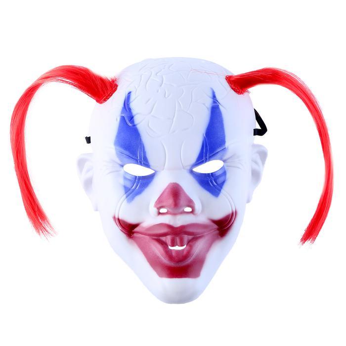 Карнавальная маска злого Клоуна - фото 1 - id-p217648850