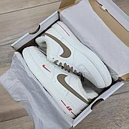 Кроссовки Nike Air Force 1 Low Beige Brown с мехом, фото 6