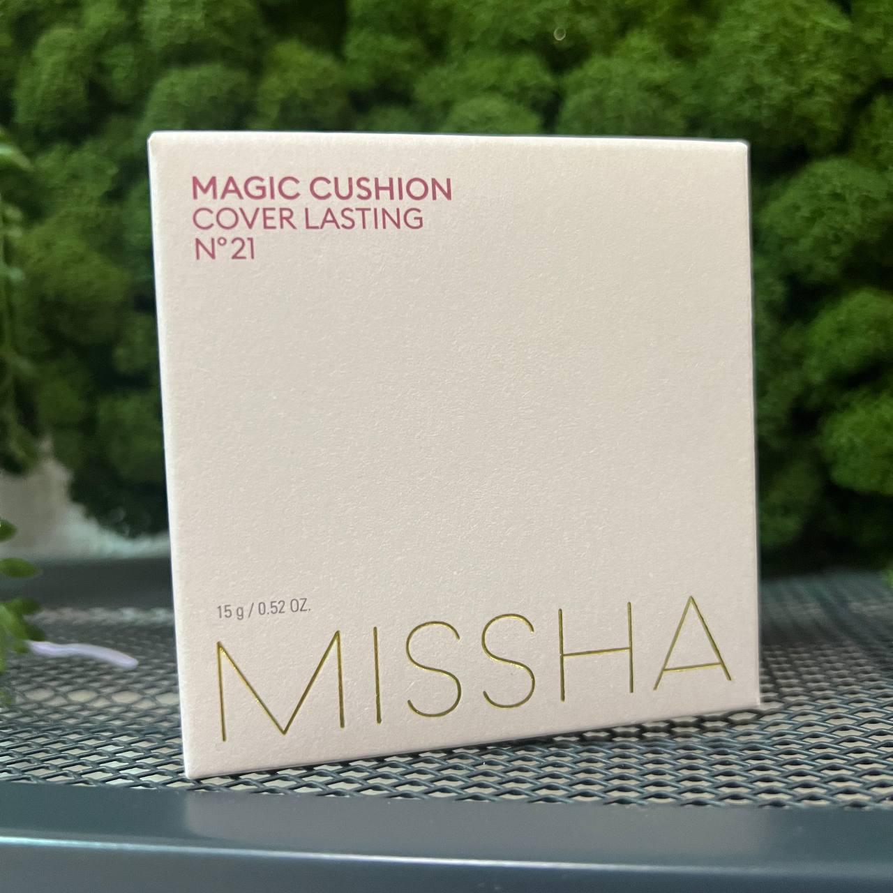 Кушон MISSHA Magic Cushion Cover Lasting SPF50+/PA+++ (No.21) - фото 3 - id-p217648858