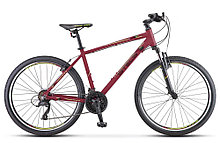 Велосипед Stels Navigator 590 V 26 K010 р.16 2023 (бордовый/салатовый)