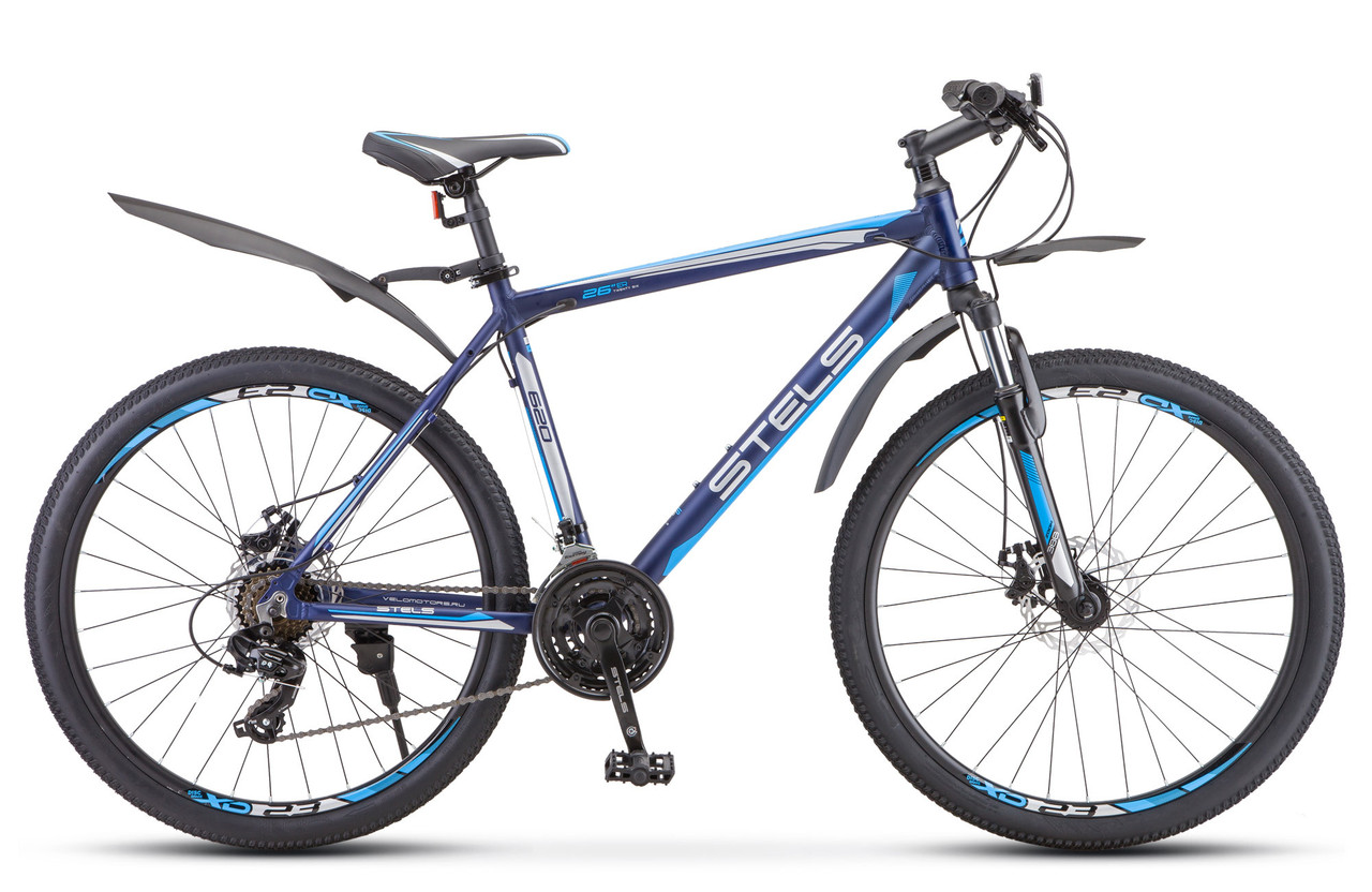 Велосипед Stels Navigator 620 MD 26 V010 р.19 2023 (тёмно-синий/голубой) - фото 1 - id-p217644227