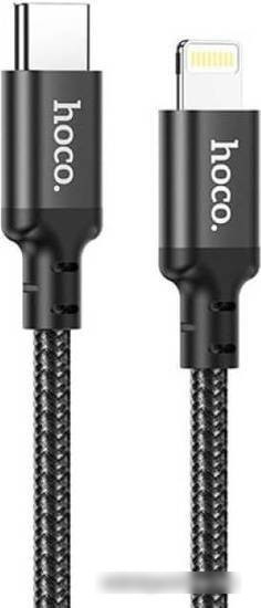 Кабель Hoco X14 USB Type-C - Lightning (1 м, черный) - фото 4 - id-p217650244