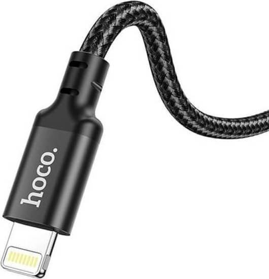 Кабель Hoco X14 USB Type-C - Lightning (1 м, черный) - фото 5 - id-p217650244