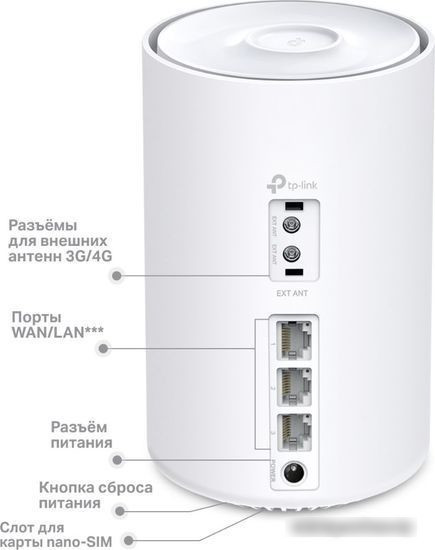 Wi-Fi роутер TP-Link Deco X50-4G - фото 3 - id-p217650656