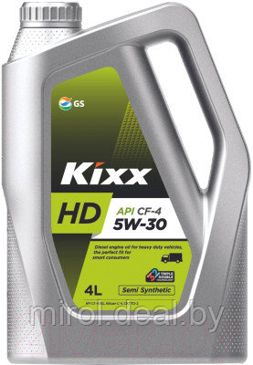 Моторное масло Kixx Semi Synthetic HD 5W30 / L525744E1 - фото 1 - id-p217652957