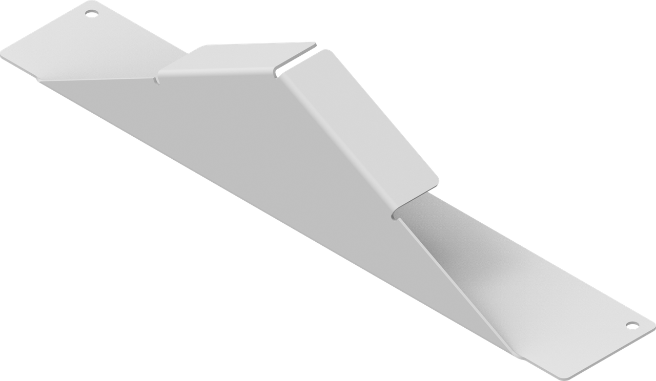 Заглушка торцевая для двухскатной снегозащитной крышки кабельроста