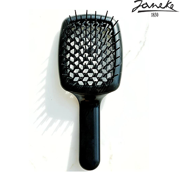Расческа Janeke Curvy M, 21 × 8,5 × 4 см Черная
