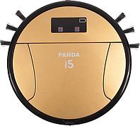 Беспроводной моющий робот пылесос Panda Clever i5 золотистый автоматический аккумуляторный для влажной уборки